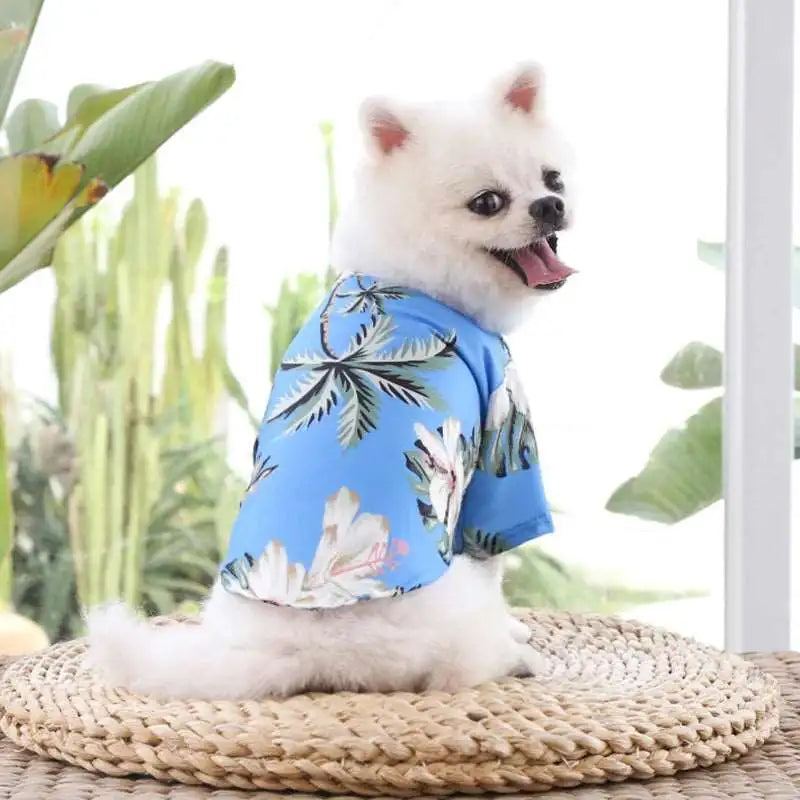 Pet's Tropical Hawaiian Tropical T-Shirts - MeeowShop