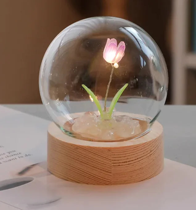 LED Tulip Flower Night Light – DIY & Normal Variants