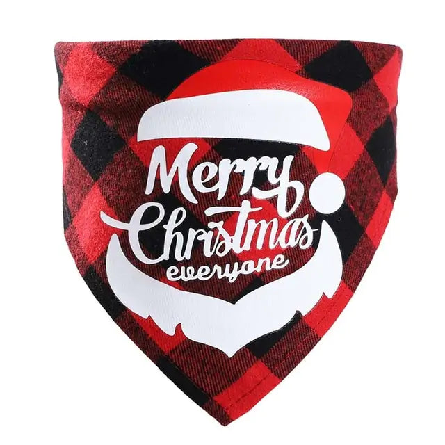 Pet's Christmas Plaid Bandanas - MeeowShop