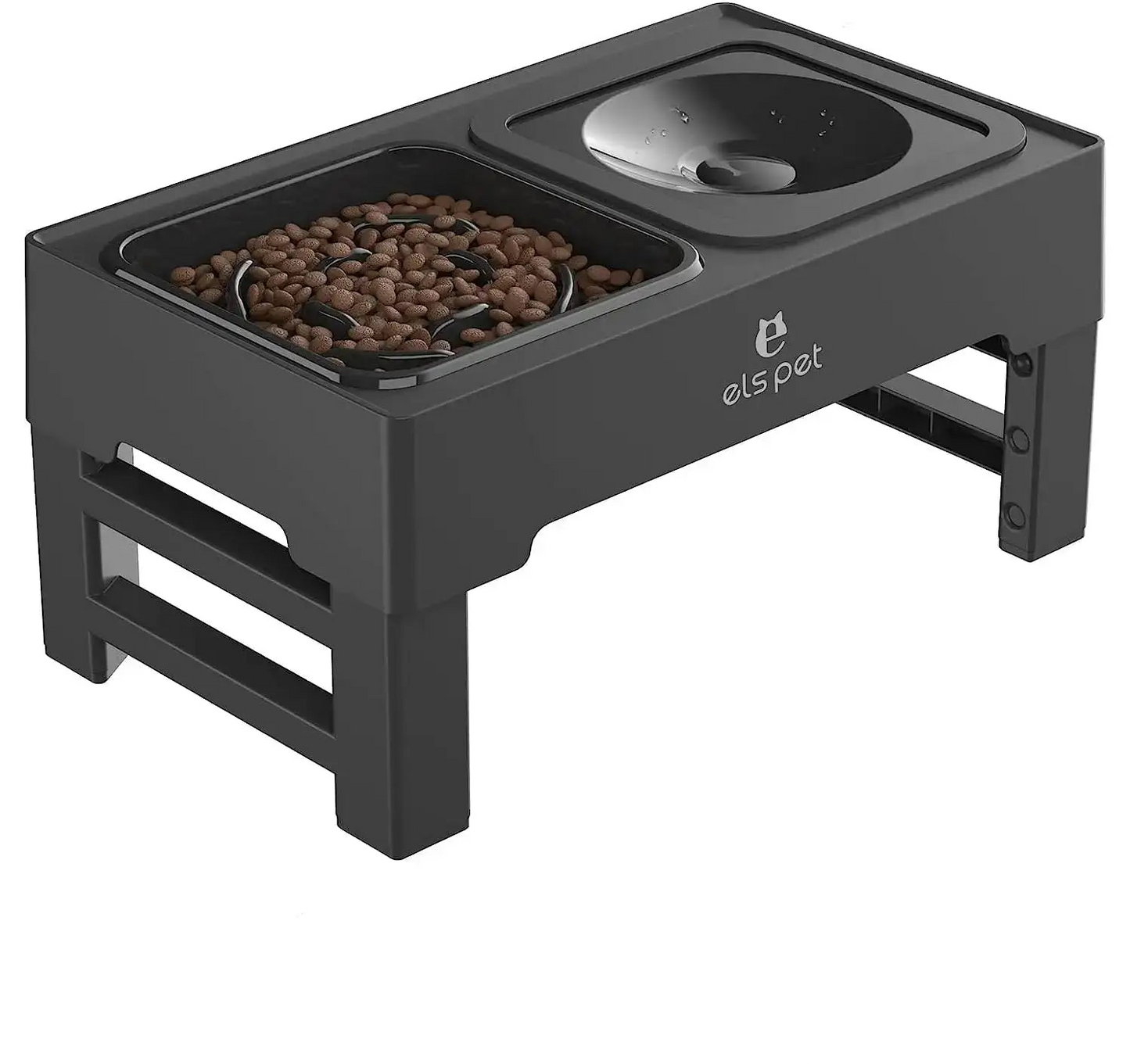 Pet's Adjustable Food & Water Bowl