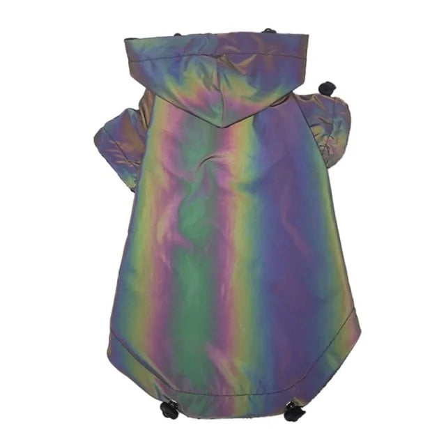 Dog's Flashy Rainbow Hoodie - MeeowShop