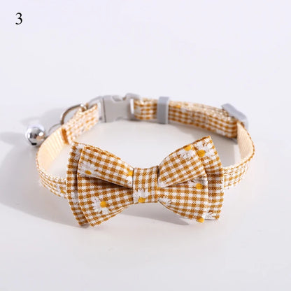 Pet's Plaid Print Bow Tie Collars - MeeowShop