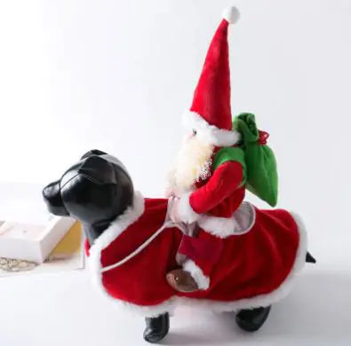 Pet's Christmas Santa-Riding Costume