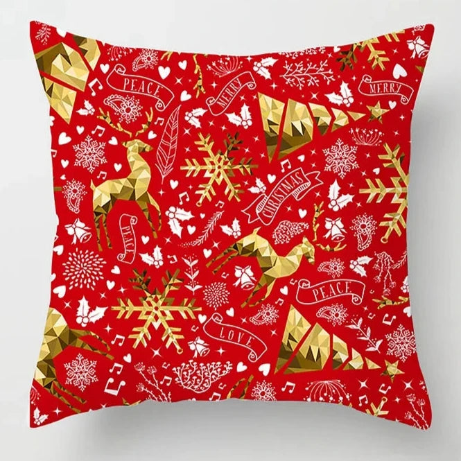 Cartoon Christmas Pillow Cover