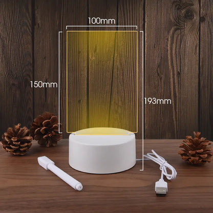 LED Note Board Night Light