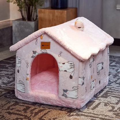 Pet's Foldable Warm Winter House - MeeowShop