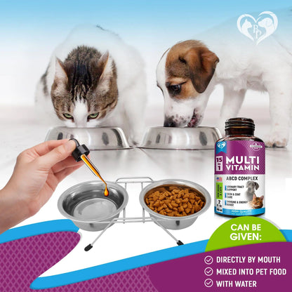 Cat & Dog's Multivitamin Liquid with Glucosamine and Cranberry Health Supplements