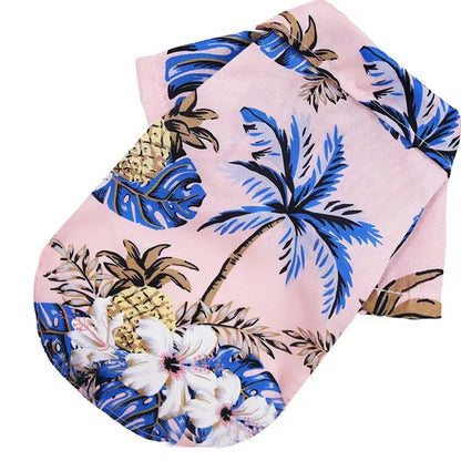 Pet's Tropical Hawaiian Tropical T-Shirts - MeeowShop