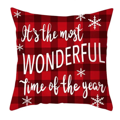 Cartoon Christmas Pillow Cover