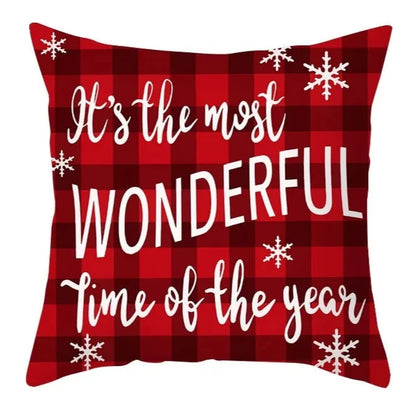 Cartoon Christmas Pillow Cover