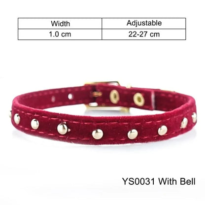 Pet's Velvet Collars For Small Animals - MeeowShop