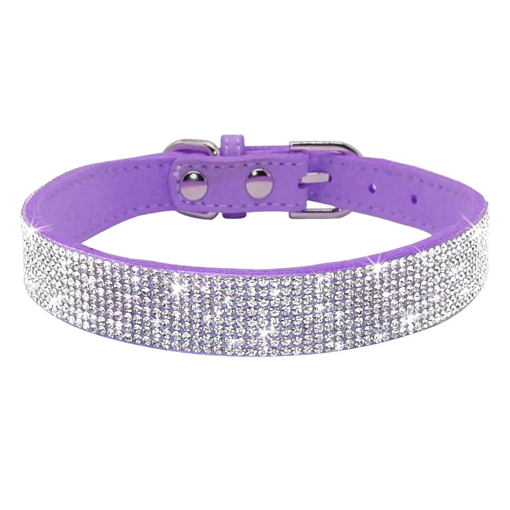 Pet's Adjustable Diamond Bowknot Collar - MeeowShop