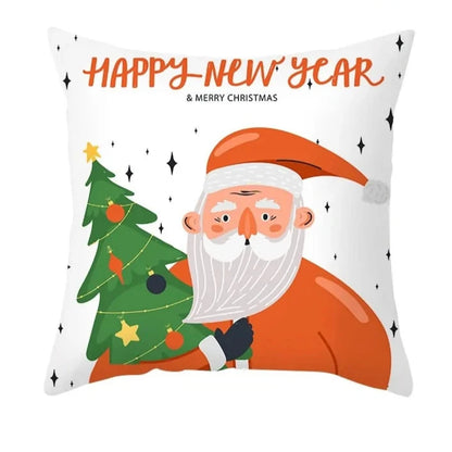 Cartoon Christmas Pillow Cover