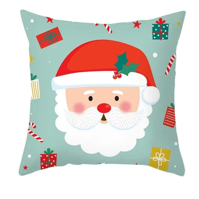 Cartoon Christmas Pillow Cover