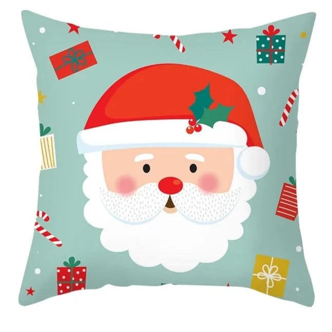 Cartoon Christmas Pillow Cover