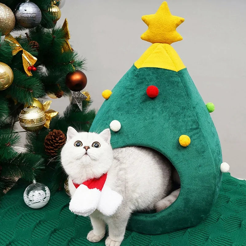 Cat's Christmas Tree House - MeeowShop