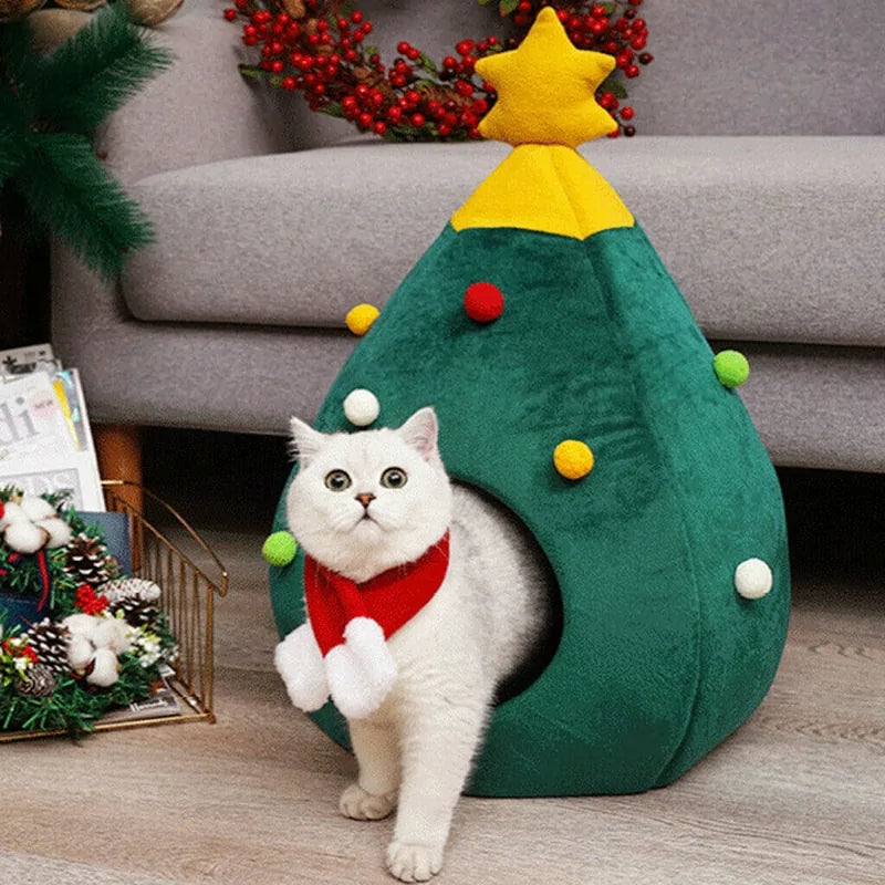 Cat's Christmas Tree House - MeeowShop