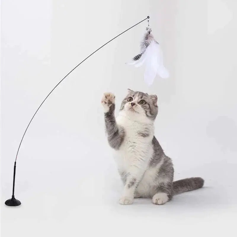 Cat's Suction Cup Wand Toy - MeeowShop