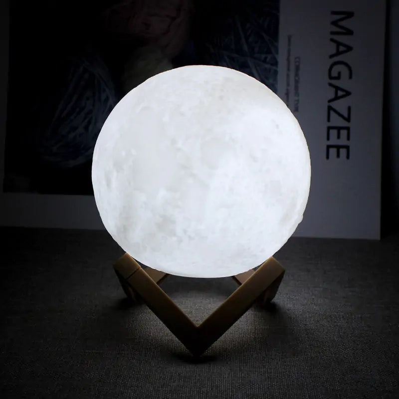 3D Printed Moon Night Light