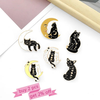 Cat Pin Brooches