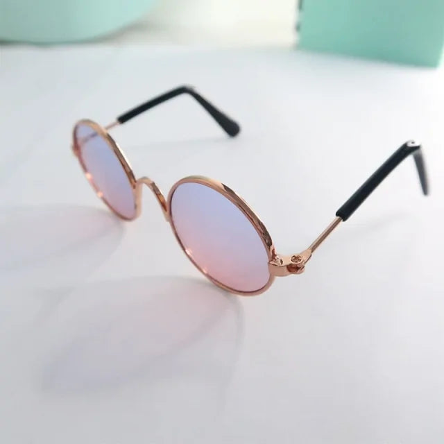 Pet's Round Vintage Sunglasses - MeeowShop