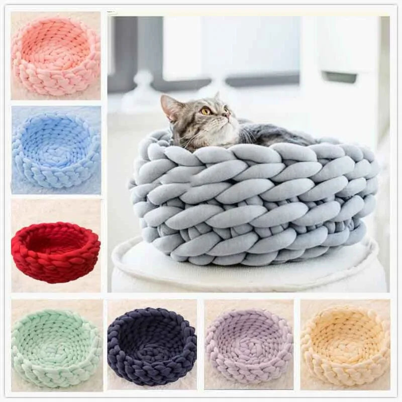 Pet's Soft Crochet Bed - MeeowShop