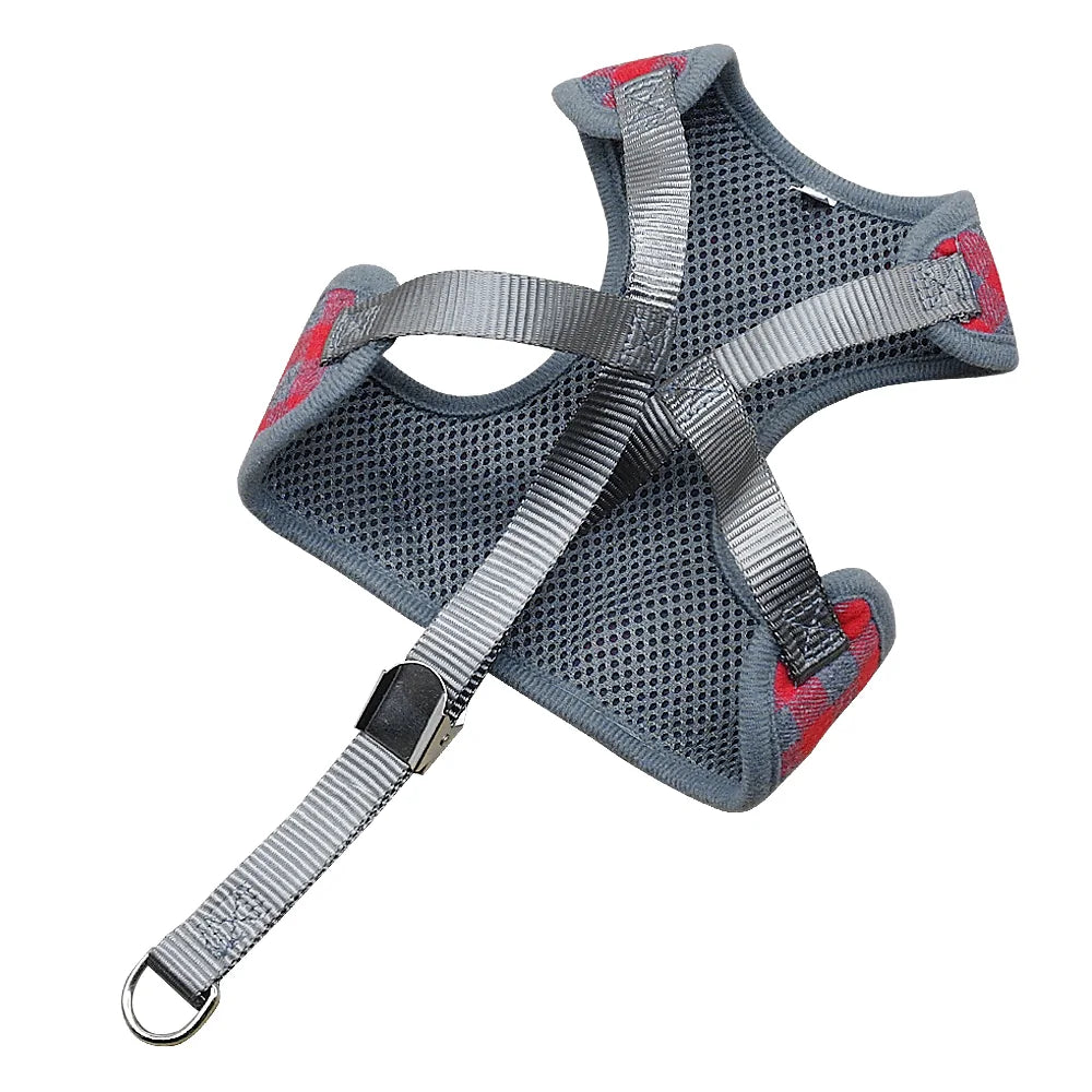 Pet's Fancy Bowknot Mesh Padded Harness - MeeowShop