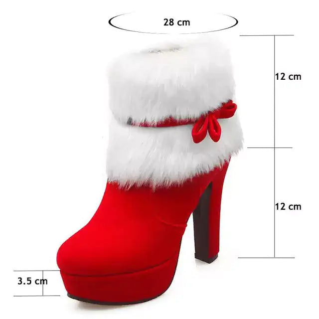 High Heel Christmas Boots (Size 35-43)