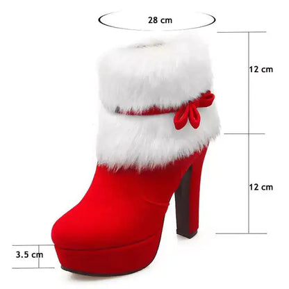 High Heel Christmas Boots (Size 35-43)