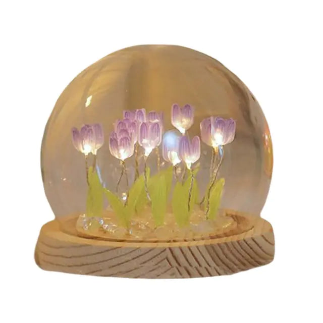 Lily of The Valley Flowers LED Night Light