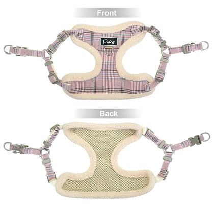 Dog's Adjustable Soft Harness With Purse - MeeowShop