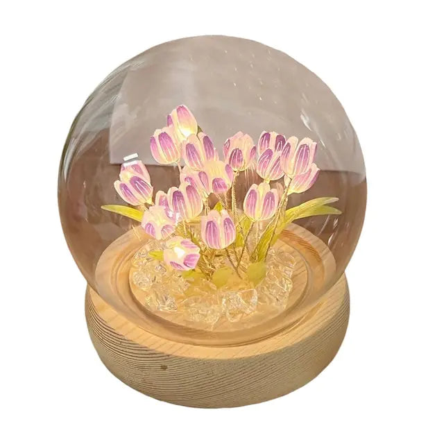 Lily of The Valley Flowers LED Night Light