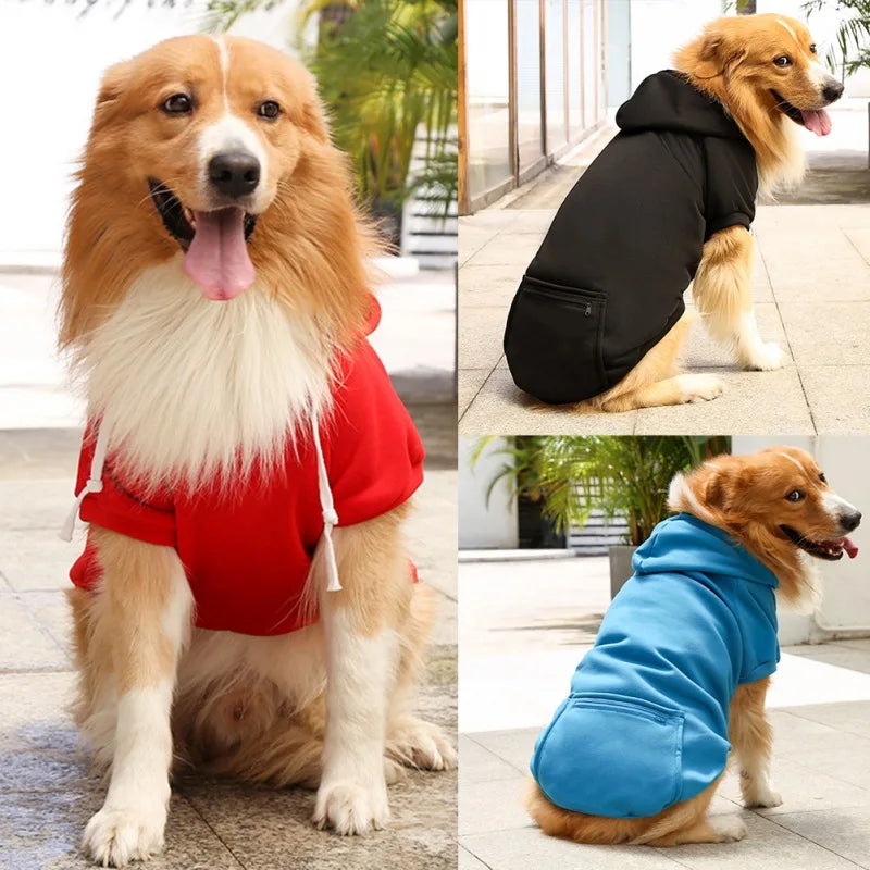 Dog's Warm Hoodies for Medium-Large Breeds - MeeowShop