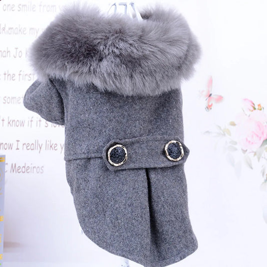 Pet's Luxury Designer Fur Coat - MeeowShop