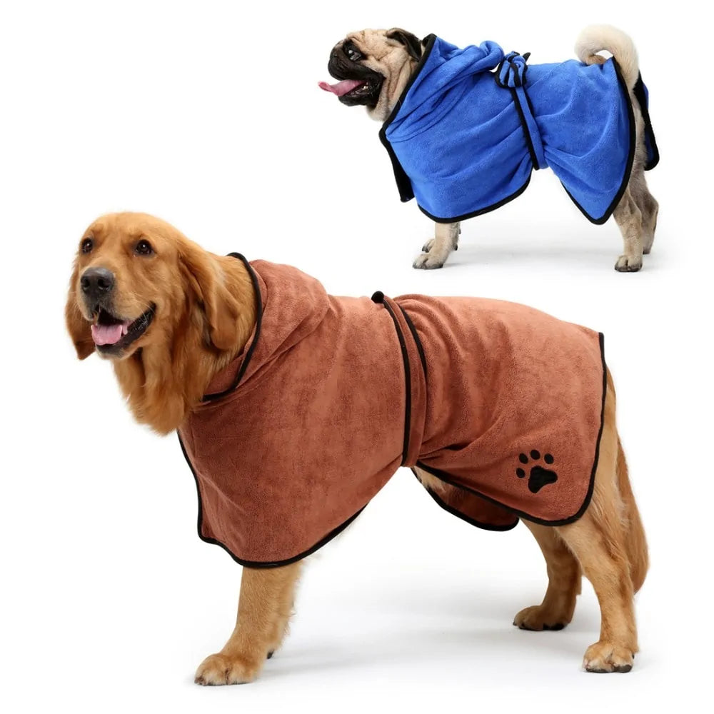 Pet's Microfiber Towel Outfit