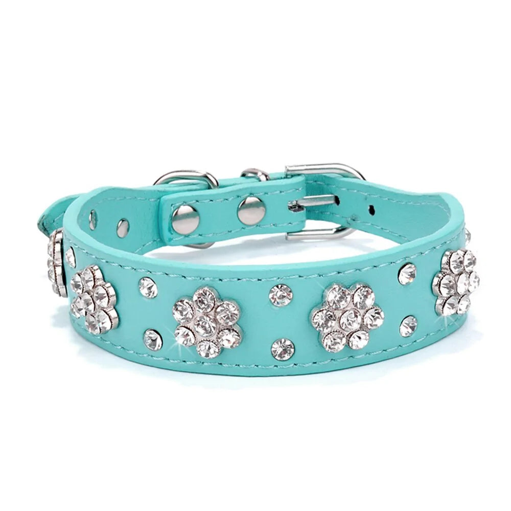 Pet's Adjustable Diamond Bowknot Collar - MeeowShop