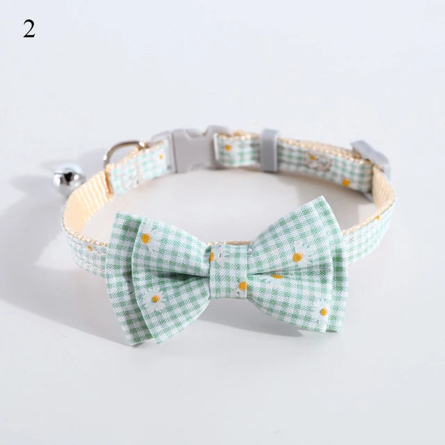 Pet's Plaid Print Bow Tie Collars - MeeowShop