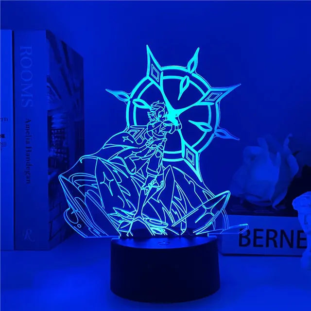 Genshin Impact Night Light's 3D Illusion