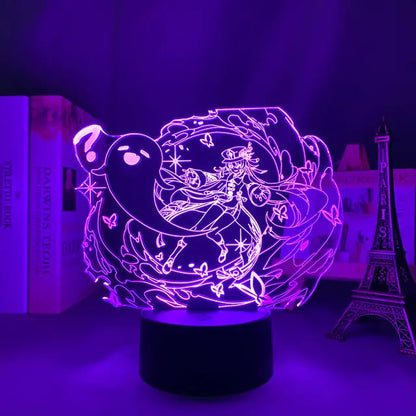 Genshin Impact Night Light's 3D Illusion