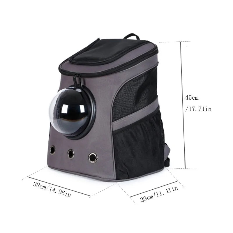 Pet's Portable Backpack with Space Capsule Window - MeeowShop