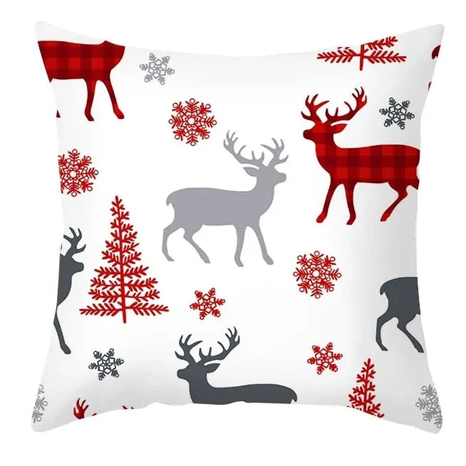 Cartoon Christmas Pillow Cover