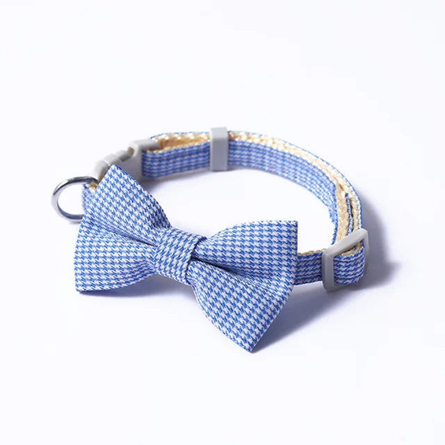 Pet's Plaid Print Bow Tie Collars - MeeowShop