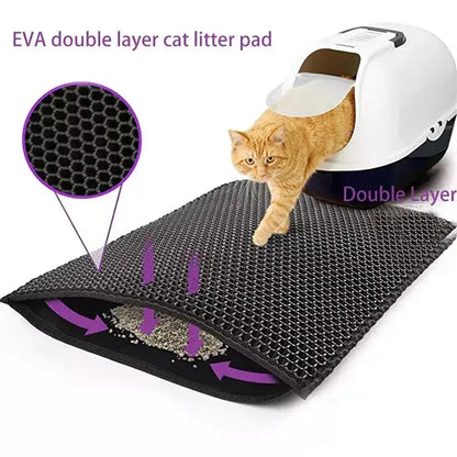 Cat's Double Layered Litter Mat - MeeowShop