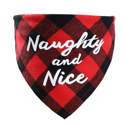 Pet's Christmas Plaid Bandanas - MeeowShop