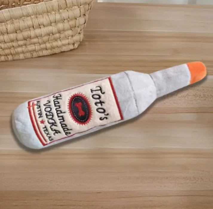 Pet's "Vodka" Bottle Plush Toy