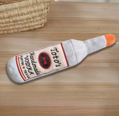 Pet's "Vodka" Bottle Plush Toy