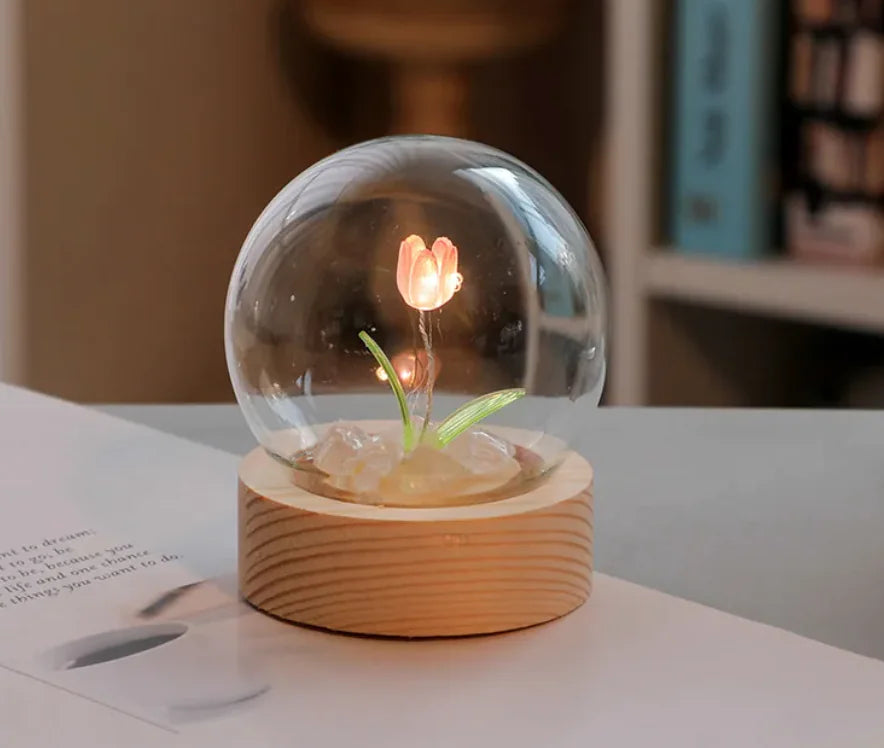 LED Tulip Flower Night Light – DIY & Normal Variants