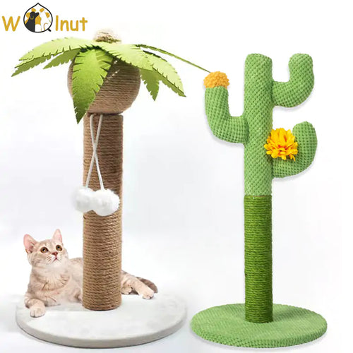 Cat Scratching Post Cacti or Palm Tree