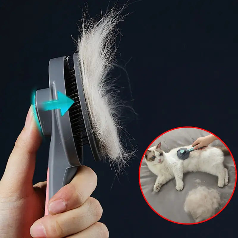 Cat's Grooming Brush Puffyfur - MeeowShop