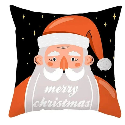 Cartoon Christmas Pillow Cover